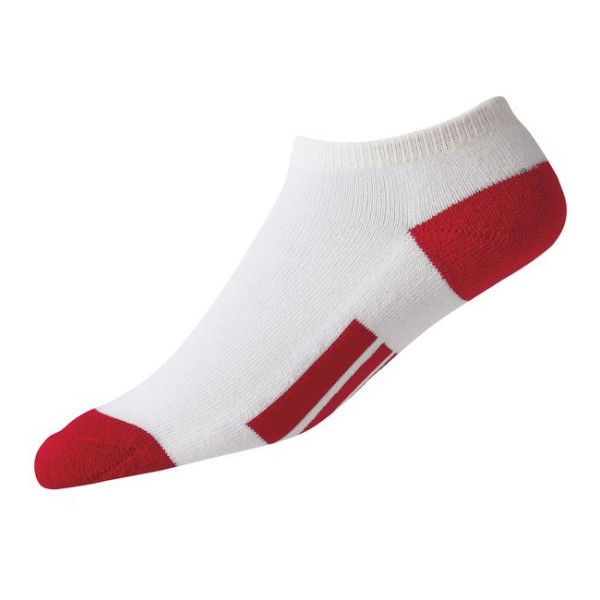 Footjoy ProDry Low Cut Socken Junior weiß-rot