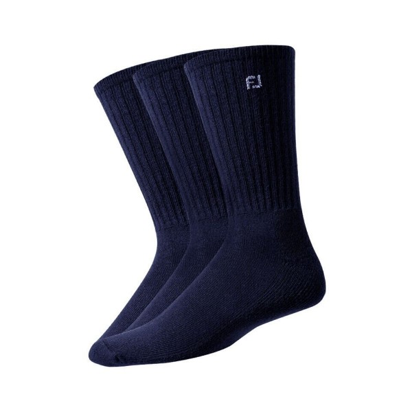 Footjoy Comfortsof Crew Socken Herren 3er Pack navy