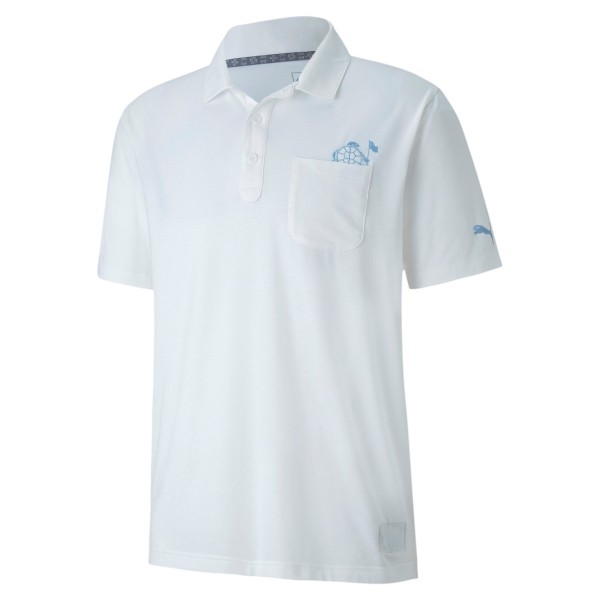 Puma Slow Play Pocket Polo Herren weiß