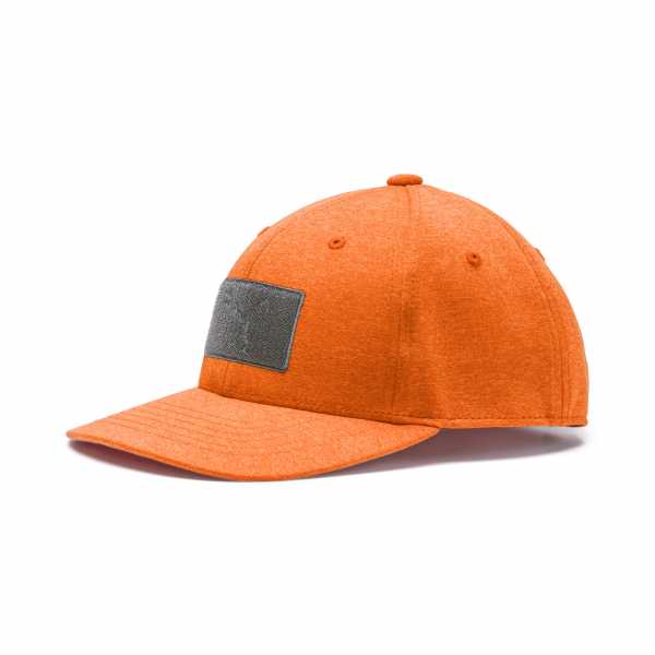 Puma Youth Utility Patch Snapback Cap orange