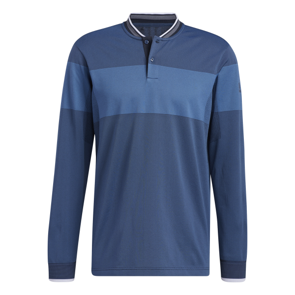 adidas Longsleeve Primeknit Polo Herren navy/blau