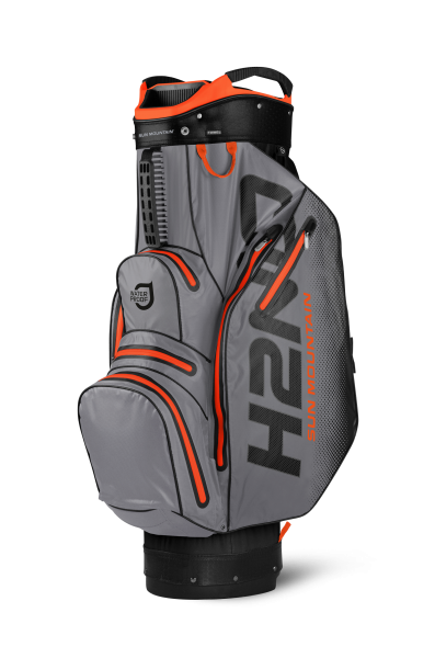 Sun Mountain H2NO Waterproof Lite 2017 - Cartbag schwarz/grau/orange