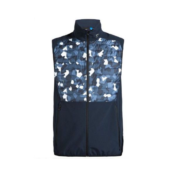 J. Linderberg Hybrid Mixed Poly Weste Damen navy