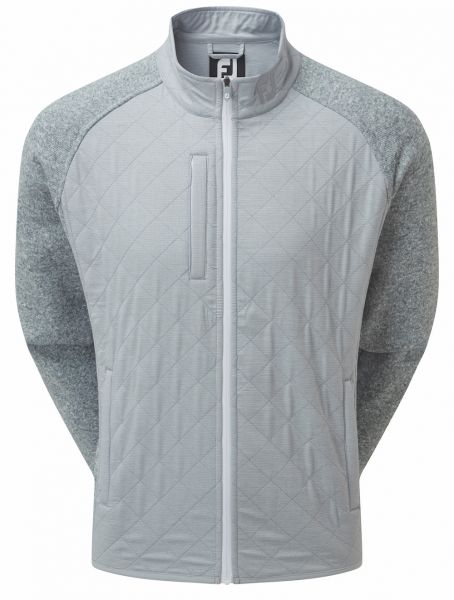 Footjoy Fleece Quilted Jacke Herren hellgrau