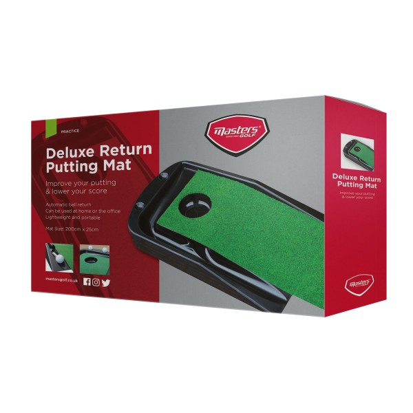 Masters Deluxe Puttingmatte mit Returnfunktion