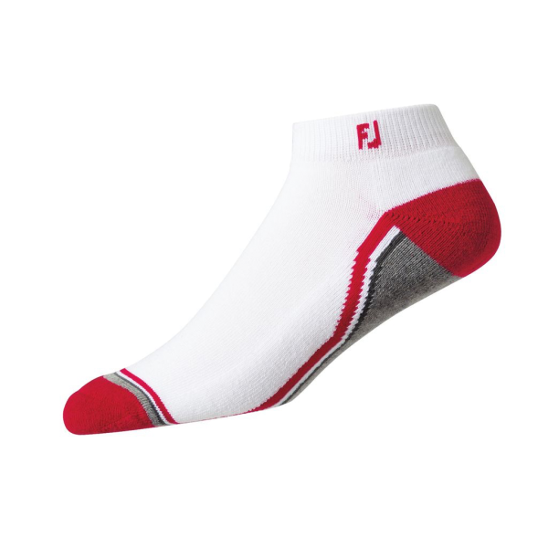 Footjoy ProDry Sport Fashion Socken Herren weiß-grau-rot