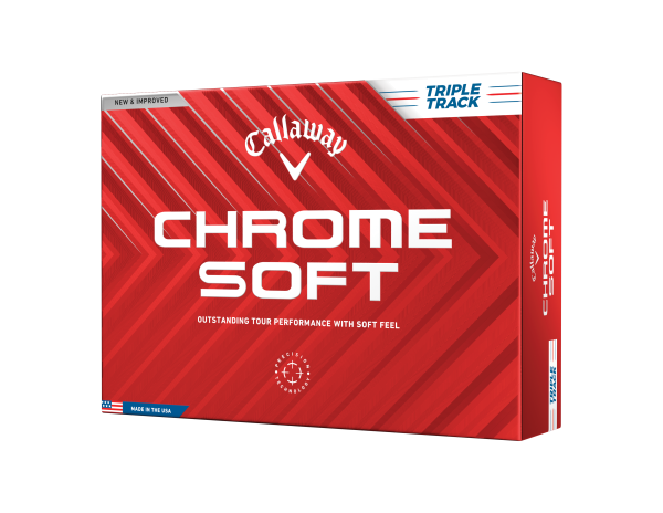 Callaway Chrome Soft24 Golfbälle 12Stk. weiß/TripleTrack360