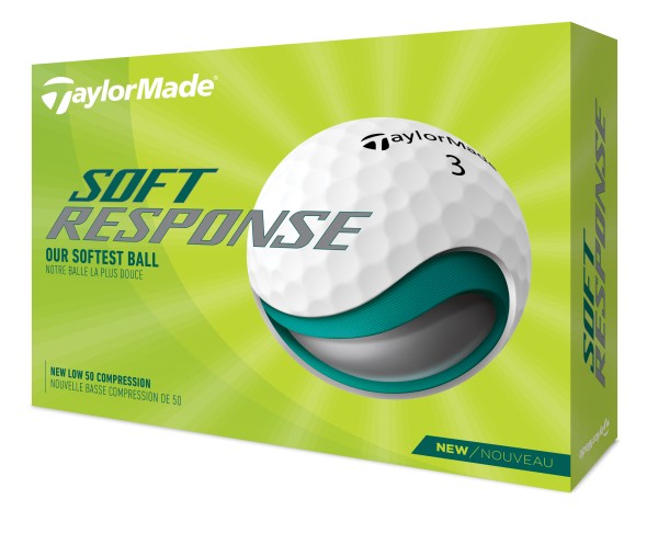 Taylormade Soft Response Golfbälle 12 Stk. 2022 rot