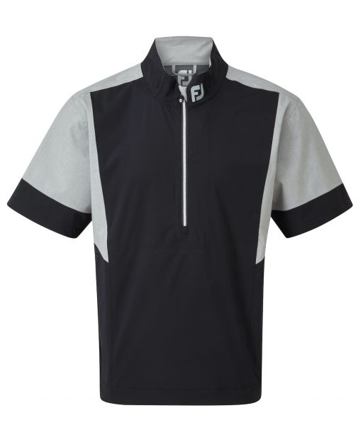 Footjoy HLv2 Short Sleeve Regenjacke Herren schwarz/grau