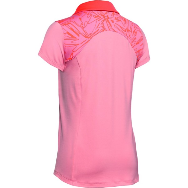 Under Armour Zinger shortsleeve Polo Damen pink
