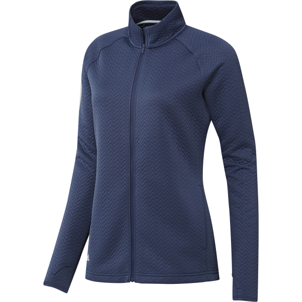 adidas Texture Full-Zip Jacke Damen blau