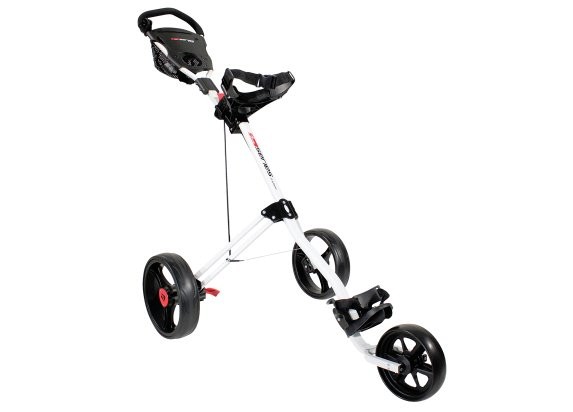 Masters 5 Series 3 Wheel Push Trolley weiß