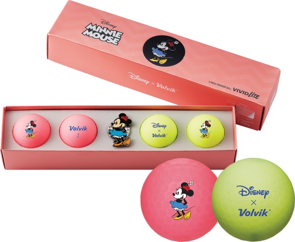 Bolas Volvik Disney Collection 4 unidades + marcador de bolas