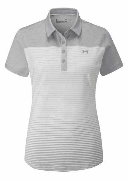 Under Armour Zinger Short Sleeve Novelty Polo Damen grau