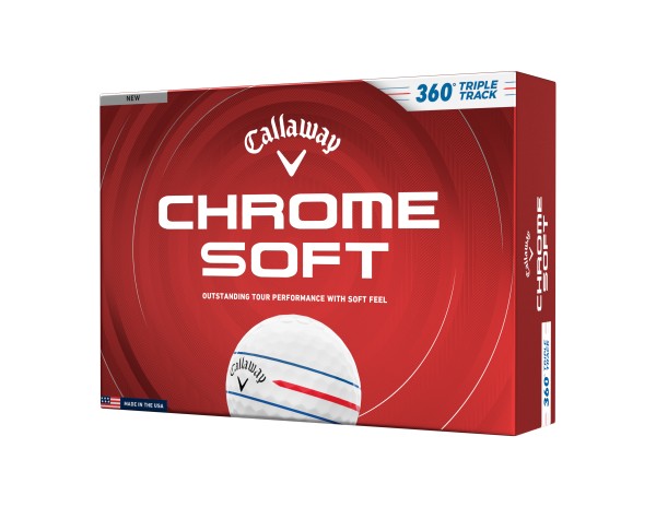 Callaway CHROME SOFT26 TRIPLETRACK Golfbälle 12Stk.