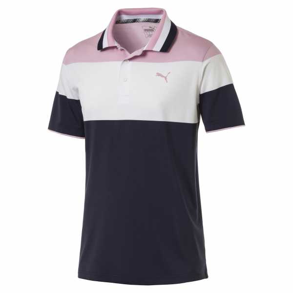 Puma Nineties Polo Herren blau/pink