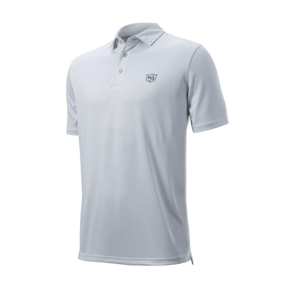 Wilson Staff Stripe Polo Herren grau