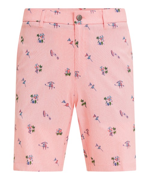 Penguin All Over Tropical Print Shorts Herren coral