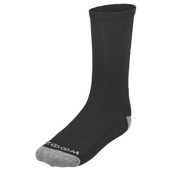 Zoom Crew Socken lang Herren 3er Pack schwarz/silber