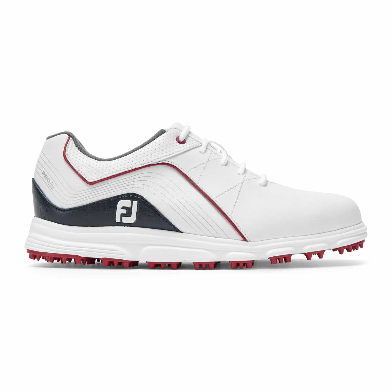 Footjoy Junior Pro SL Schuh Kinder weiß/navy/rot