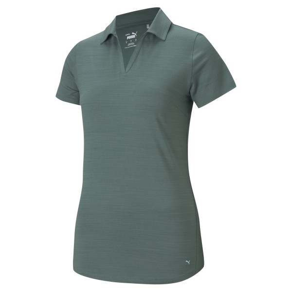 Puma Cloudspun Free Polo Damen grau