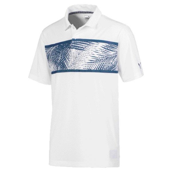 Puma Palms Polo Herren weiß/blau