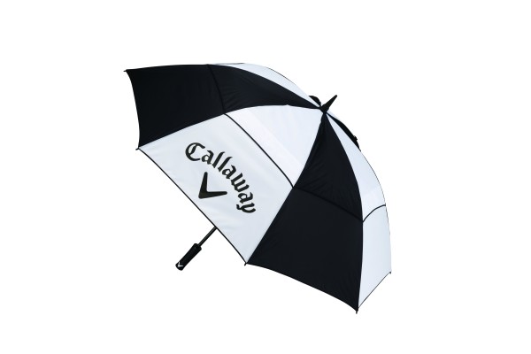 Callaway Clean Logo Regenschirm 60" weiß/schwarz