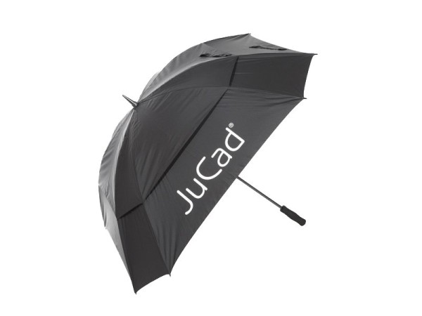 JuCad Windproof Regenschirm schwarz