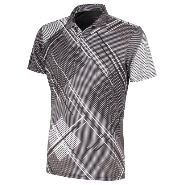 Galvin Green MITCHELL V8+ Polo Herren schwarz/grau