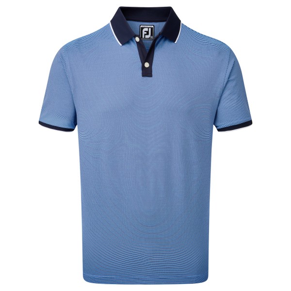 Footjoy Pique Ministripe Polo Herren navy