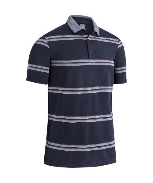 Callaway Oxford Stripe Polo Herren navy