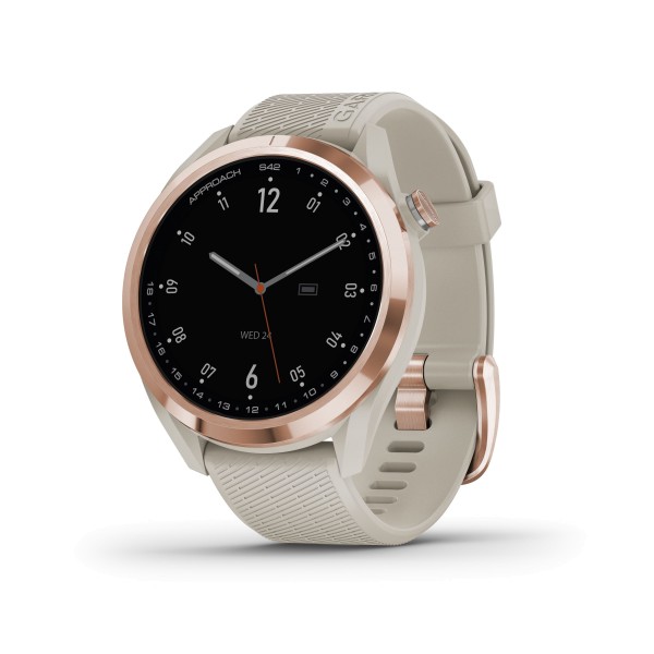 Garmin Approach S42 GPS Entfernungsmesser Uhr beige/rose