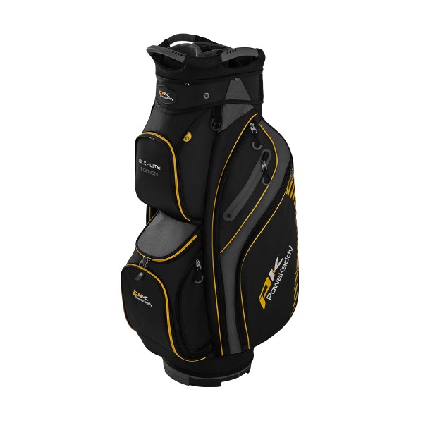 Powakaddy DLX-Lite Edition Cartbag schwarz/grau/gelb