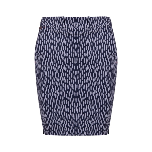 Kjus Ice Skort Print Damen blau/silber