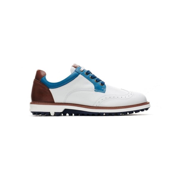 Duca del Cosma Eldorado Golfschuh Herren weiß/blau/braun