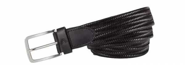 Alberto Gürtel Braided Unisex schwarz