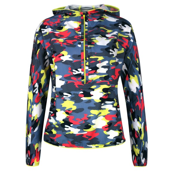 Callaway 1/2 ZIP Multi-Color Camo Hoodie Damen