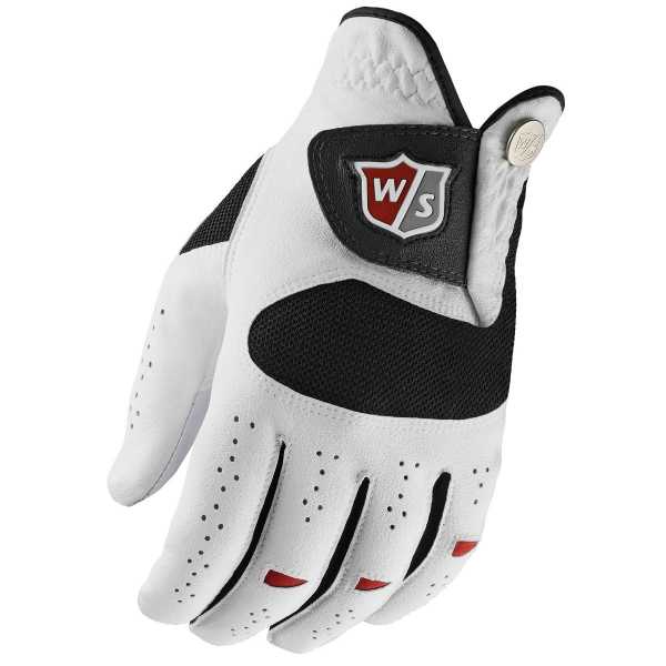 Wilson Staff Dual Performance Herrenhandschuh weiß