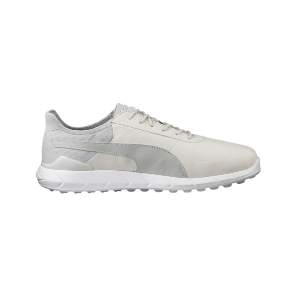 Puma IGNITE Spikeless LUX Schuh Herren grau/weiß