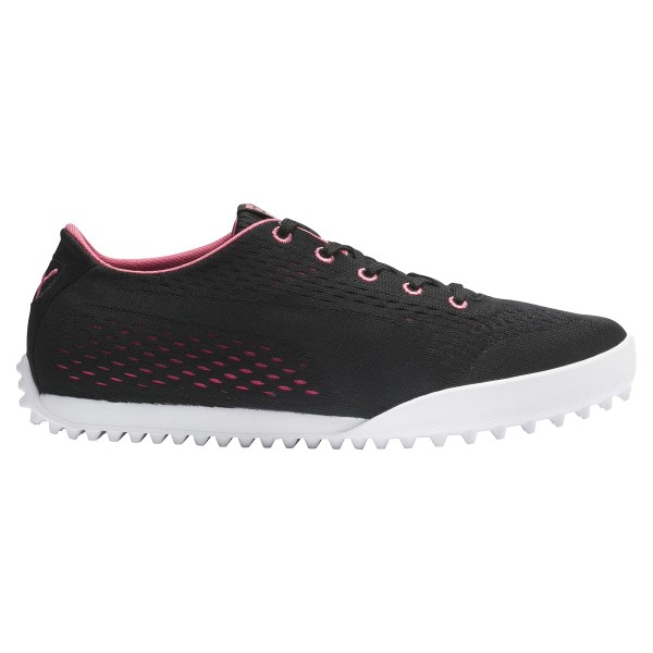 Puma Monolite Cat EM Golfschuh Damen schwarz/rosa