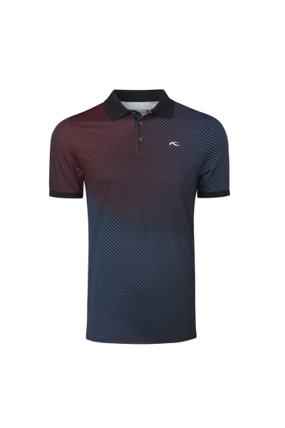 KJUS Spot Printed S/S Polo Herren navy