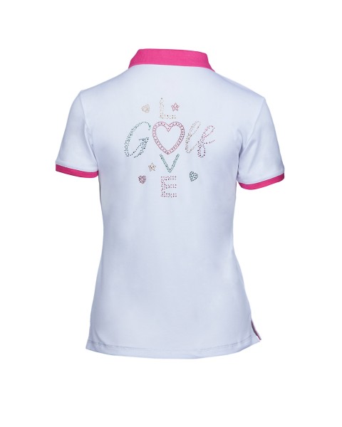 Girls Golf GlitteringGolf Love Polo Damen