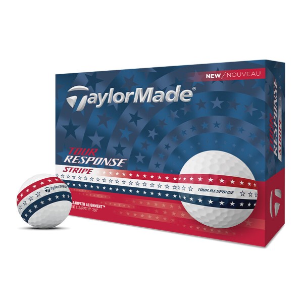 TaylorMade Tour Response Stripe USA Golfbälle 12Stk.