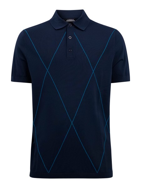 J. Lindeberg Polo da golf in maglia Luka Uomo