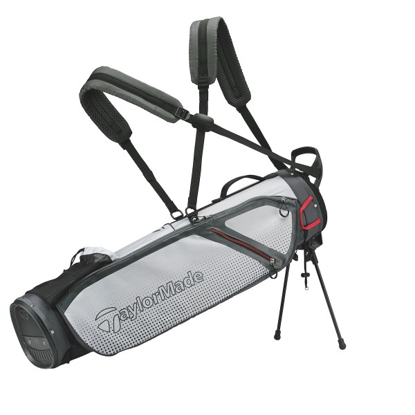 TaylorMade Quiver Standbag grau/weiß