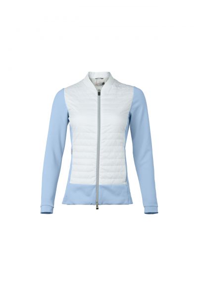 KJUS Retention Jacke Damen weiß/blau