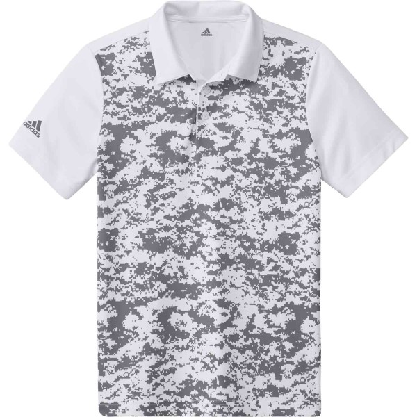 adidas digital Camo Polo Jungen weiß