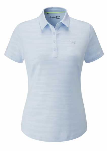 Under Armour Zinger Short Sleeve Novelty Polo Damen hellblau
