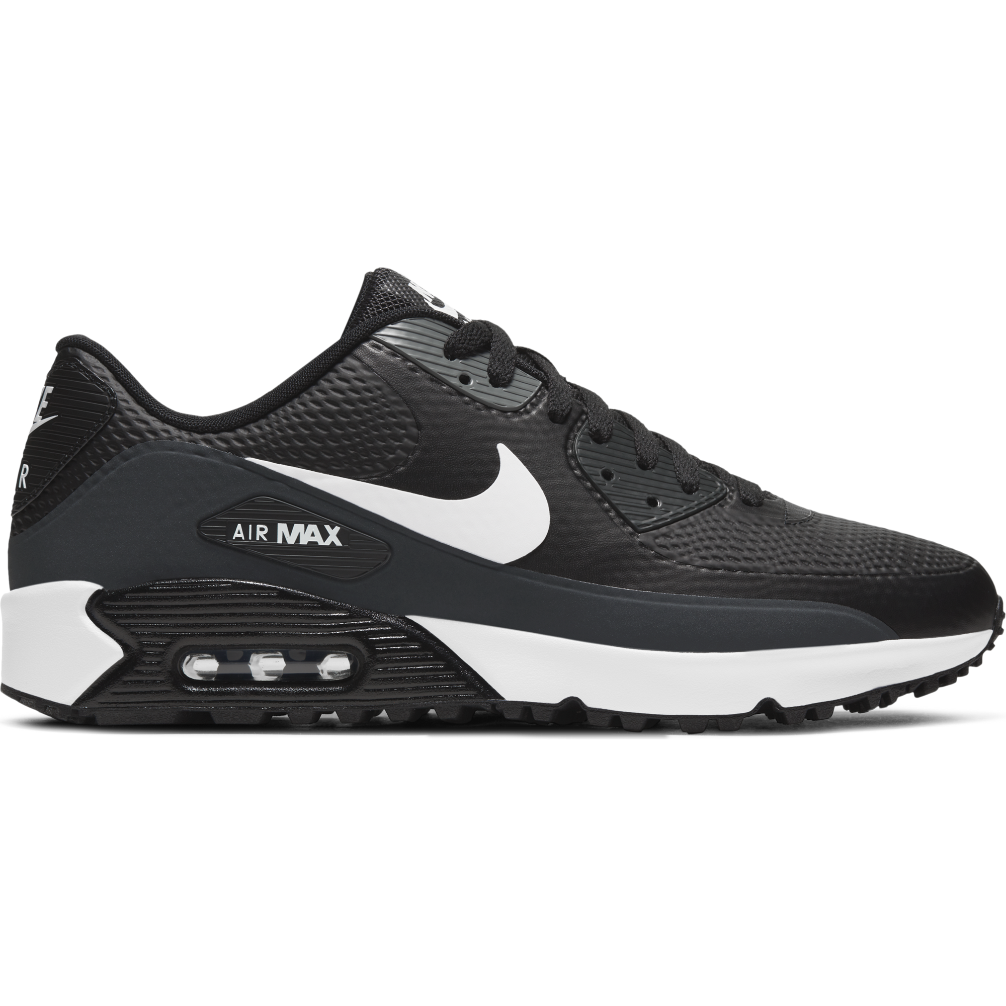 instant tiran Vergelijken Nike Air Max 90 G Golfschuh | Unisex | schwarz/weiß/grau | EU 44 1/2 |  golfshop.de