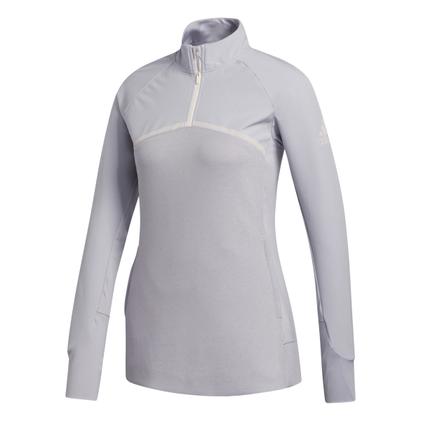adidas Hybrid Zip Layer Damen hellblau